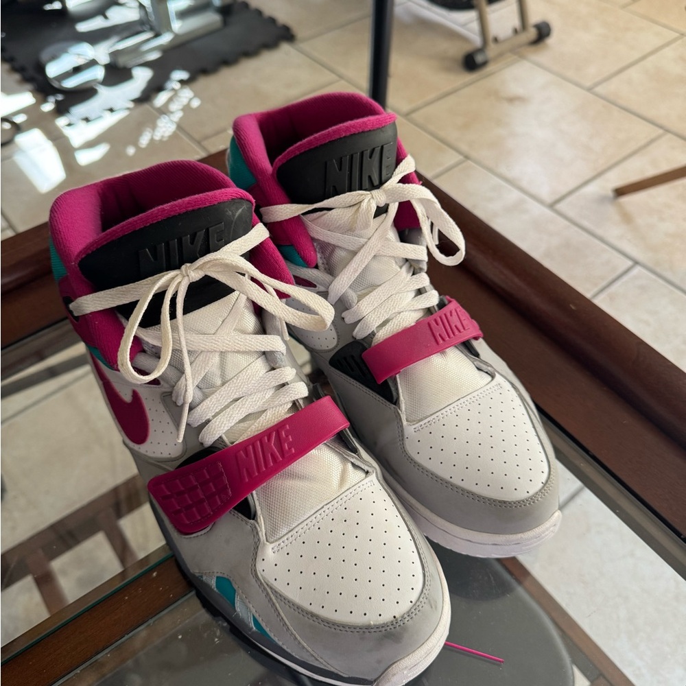 Nike Athletic Shoes - White, Pink, Gray, Teal